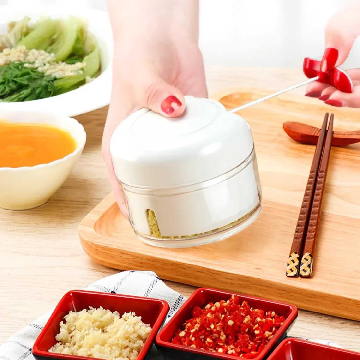 Mini Handy Pro Garlic Chopper