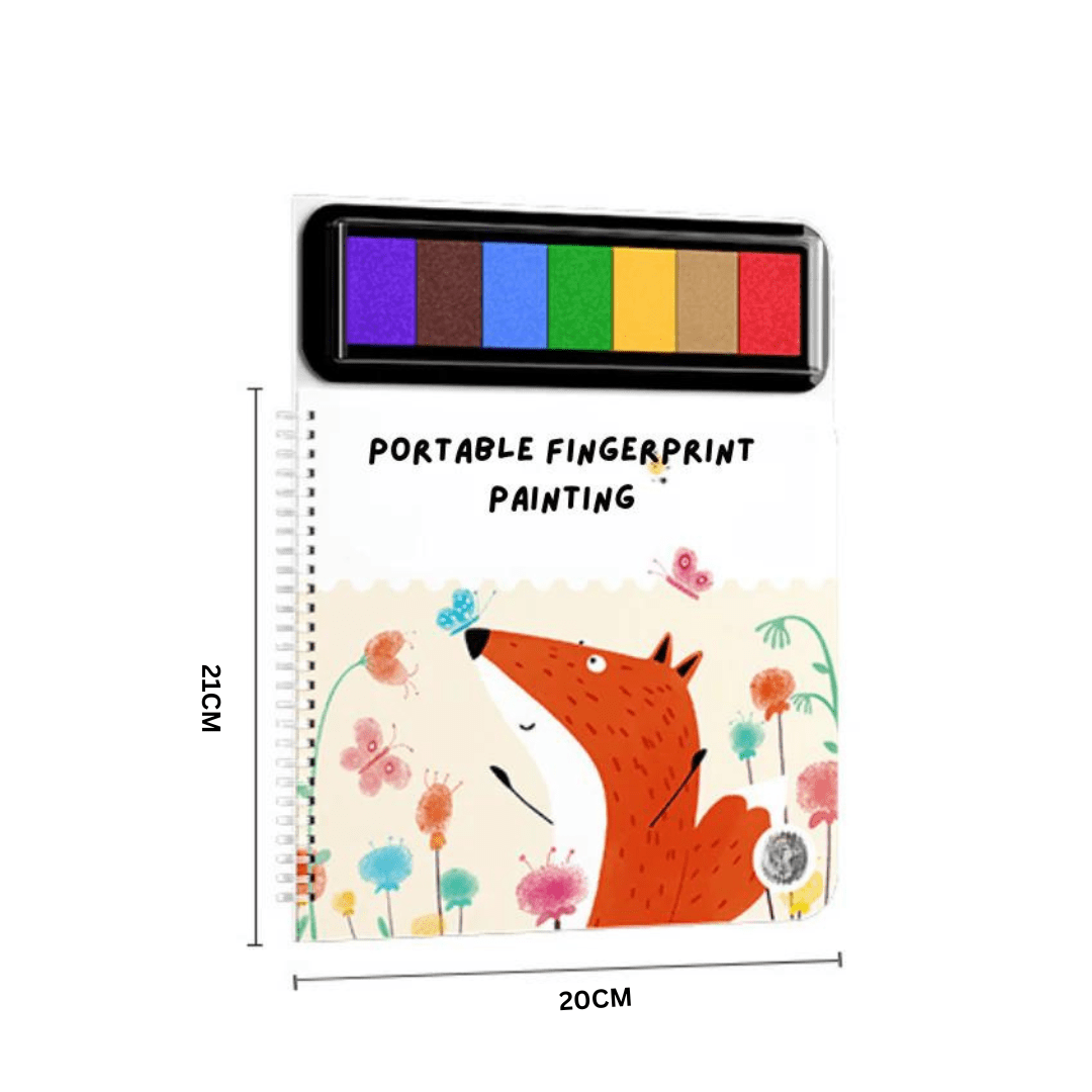Lightweight Kids Fingerprint Activities Paint Book