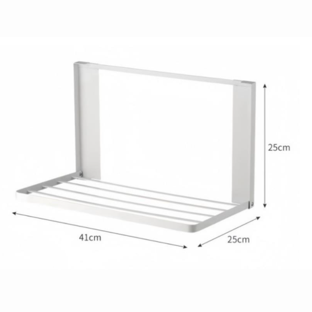 Heavy-Duty Magnetic Clothes & Towel Storage Foldable Rack