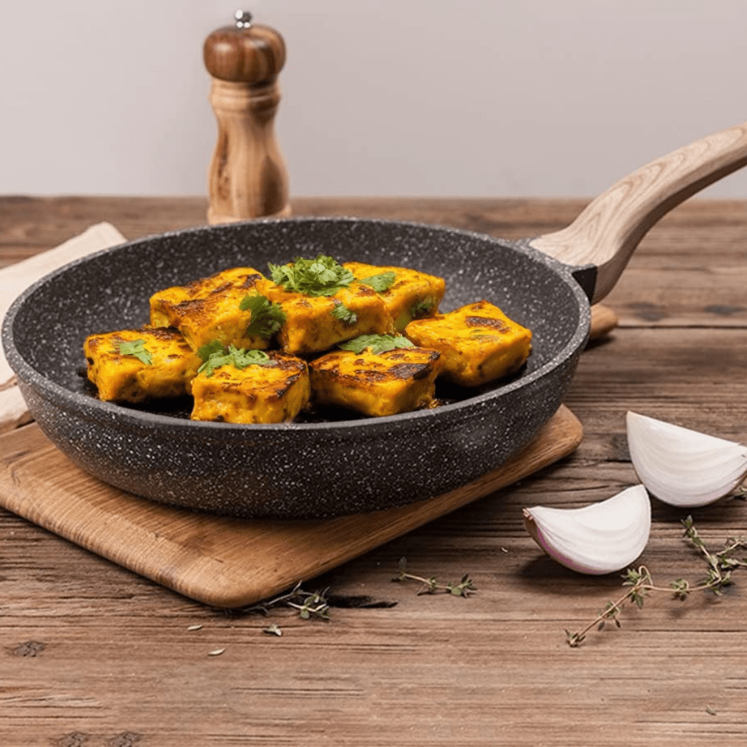 Maifan Stone Non-Stick Flat Bottom Frying Pan (24cm)