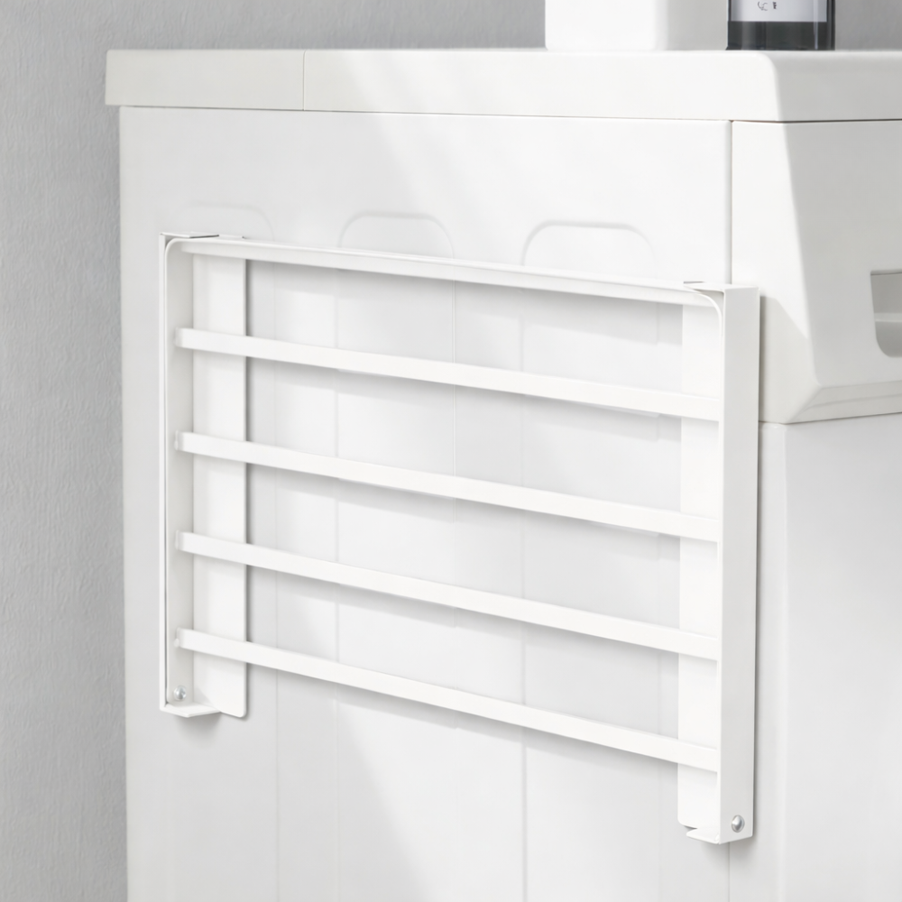 Heavy-Duty Magnetic Clothes & Towel Storage Foldable Rack