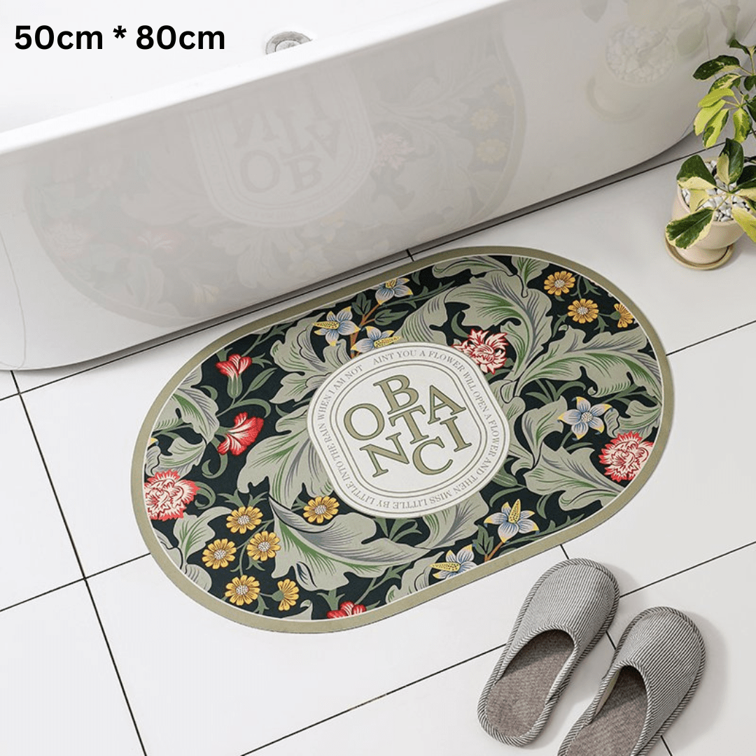 Multipurpose Waterproof Leather Foot Mats (Round Style-2)
