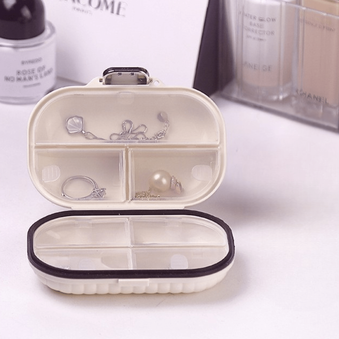 Multipurpose 7-Day Travel Pill And Storage Organizer Box