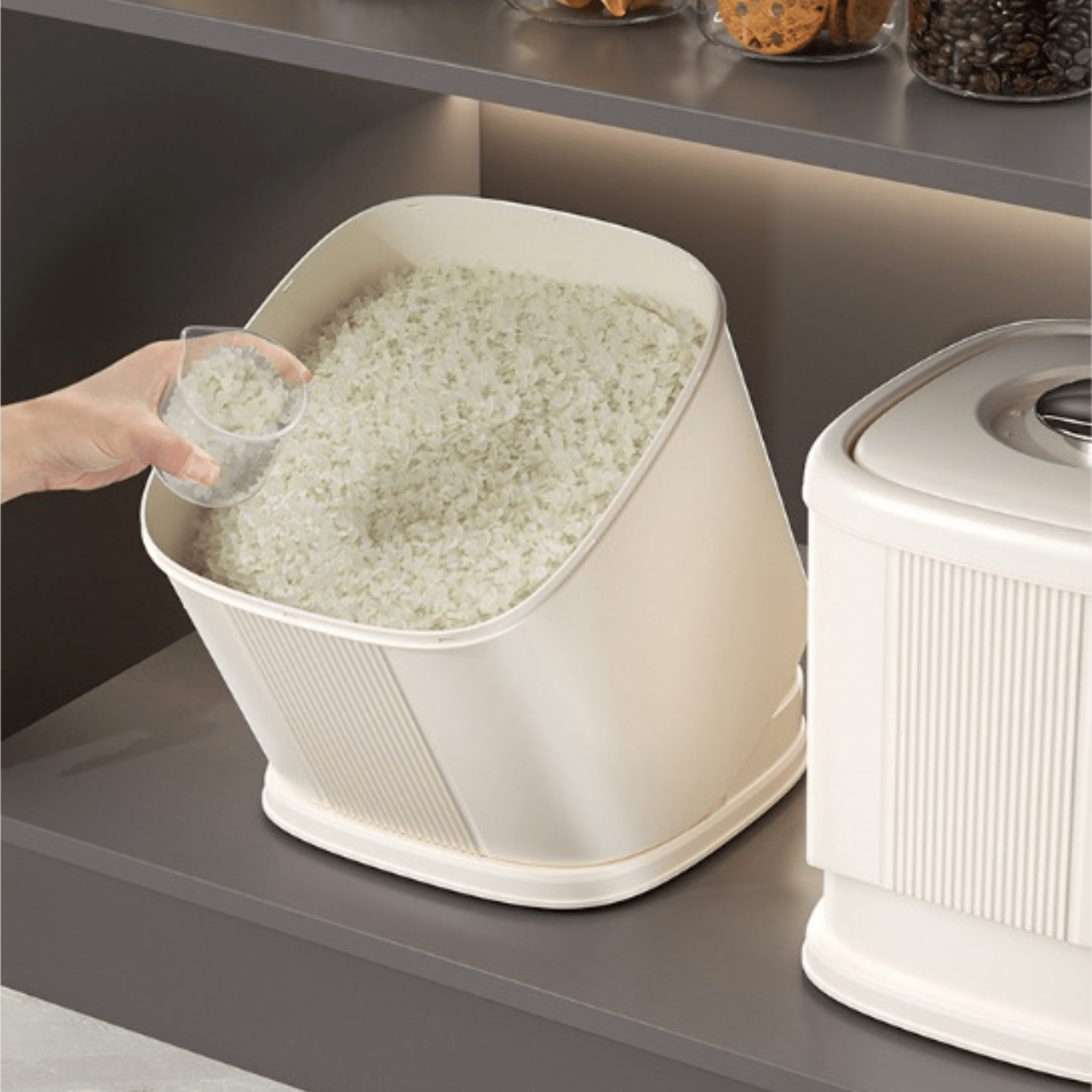 Multifunctional Plastic Moisture Proof Grain 6Kg Storage Container