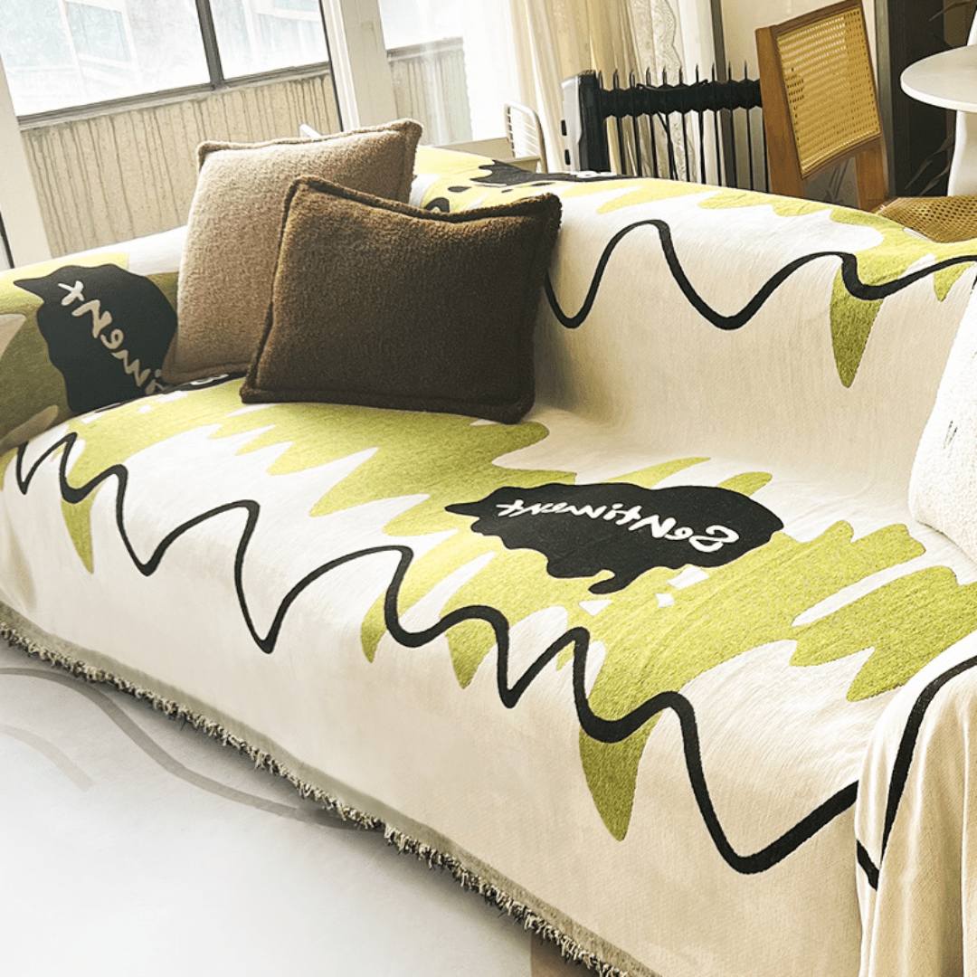 Elegance Chenille Sofa Cover : [EM-SC-12]