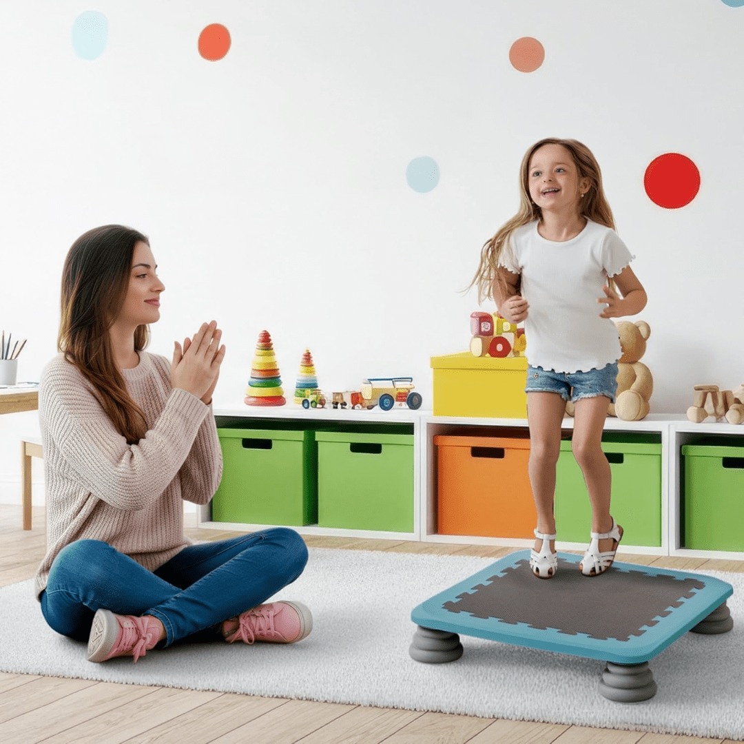 Kids Trampoline Rebounder Bouncing Board