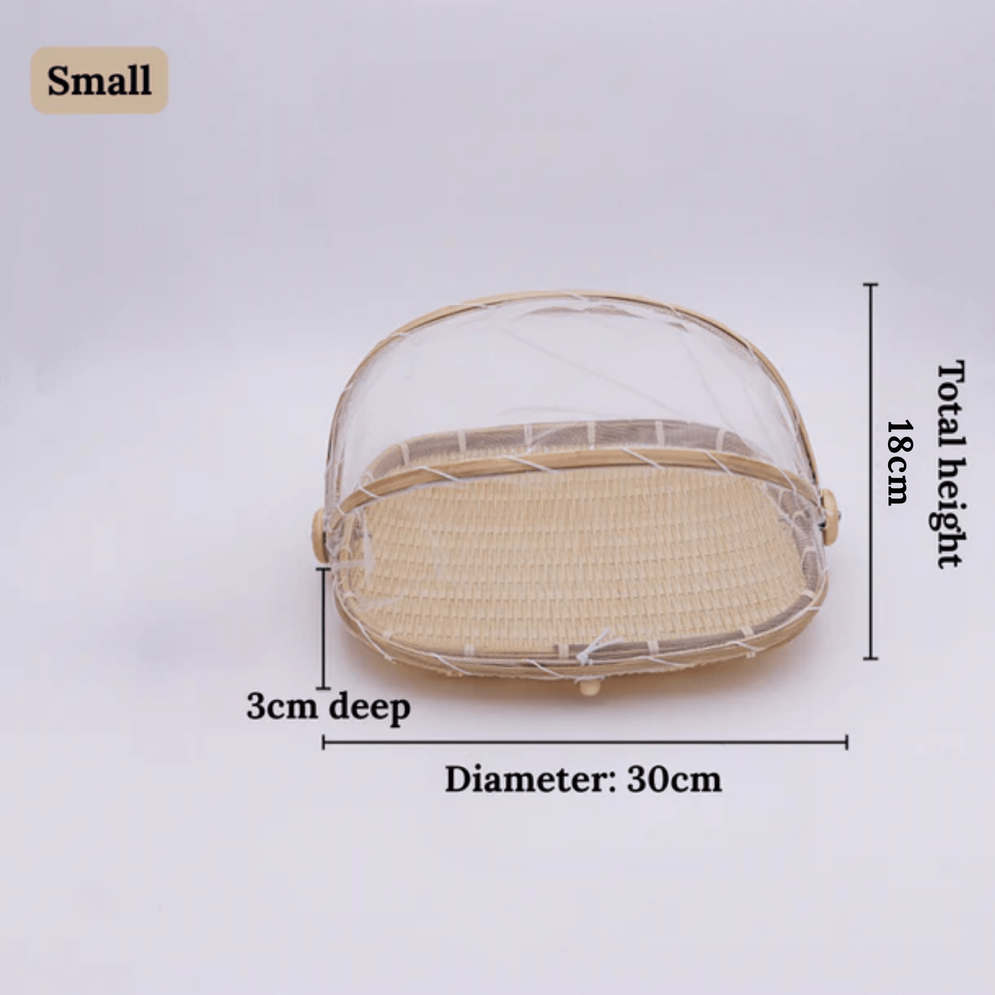 Nature Shield Square Bamboo Basket (Small)