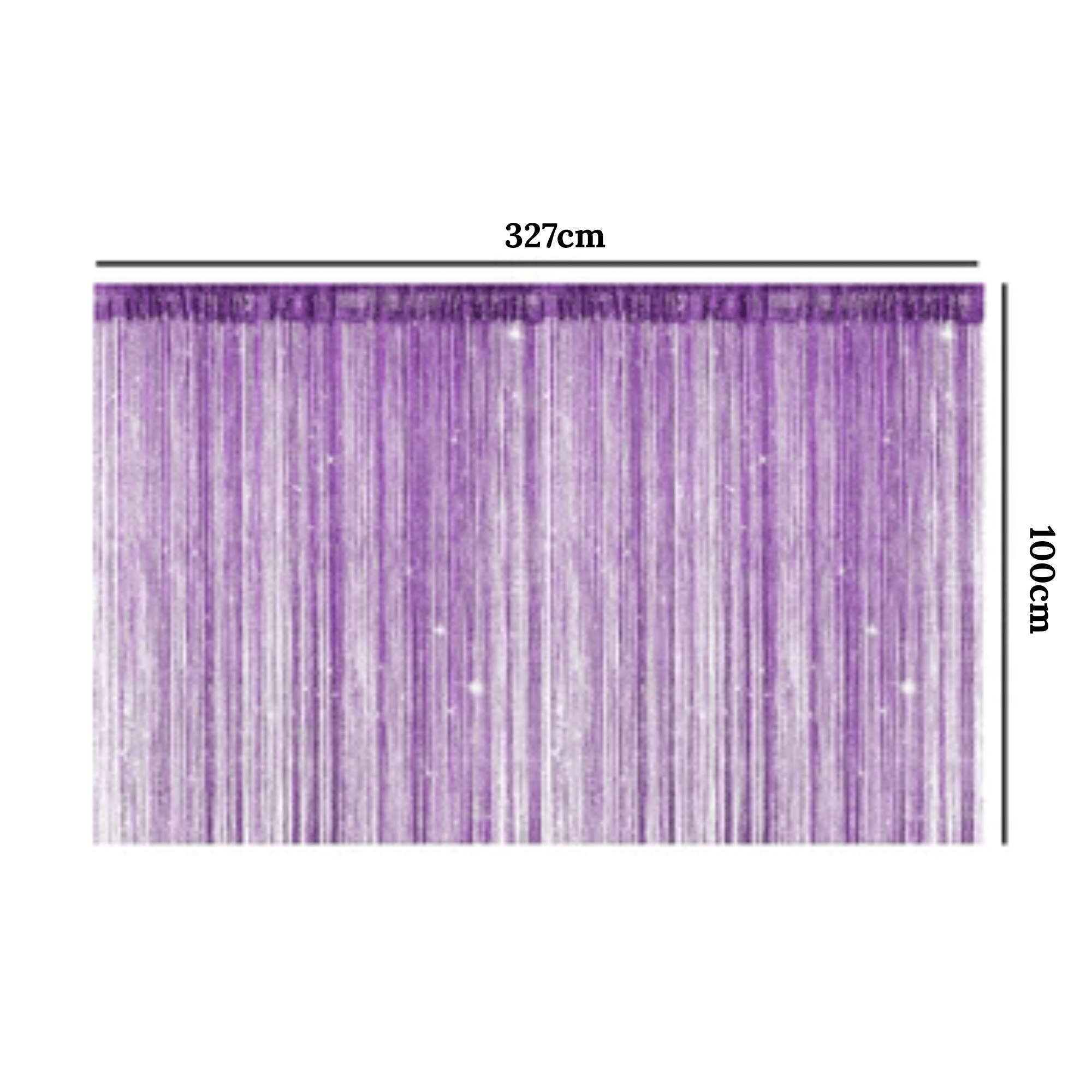 Glitter Wave String Curtain Panels