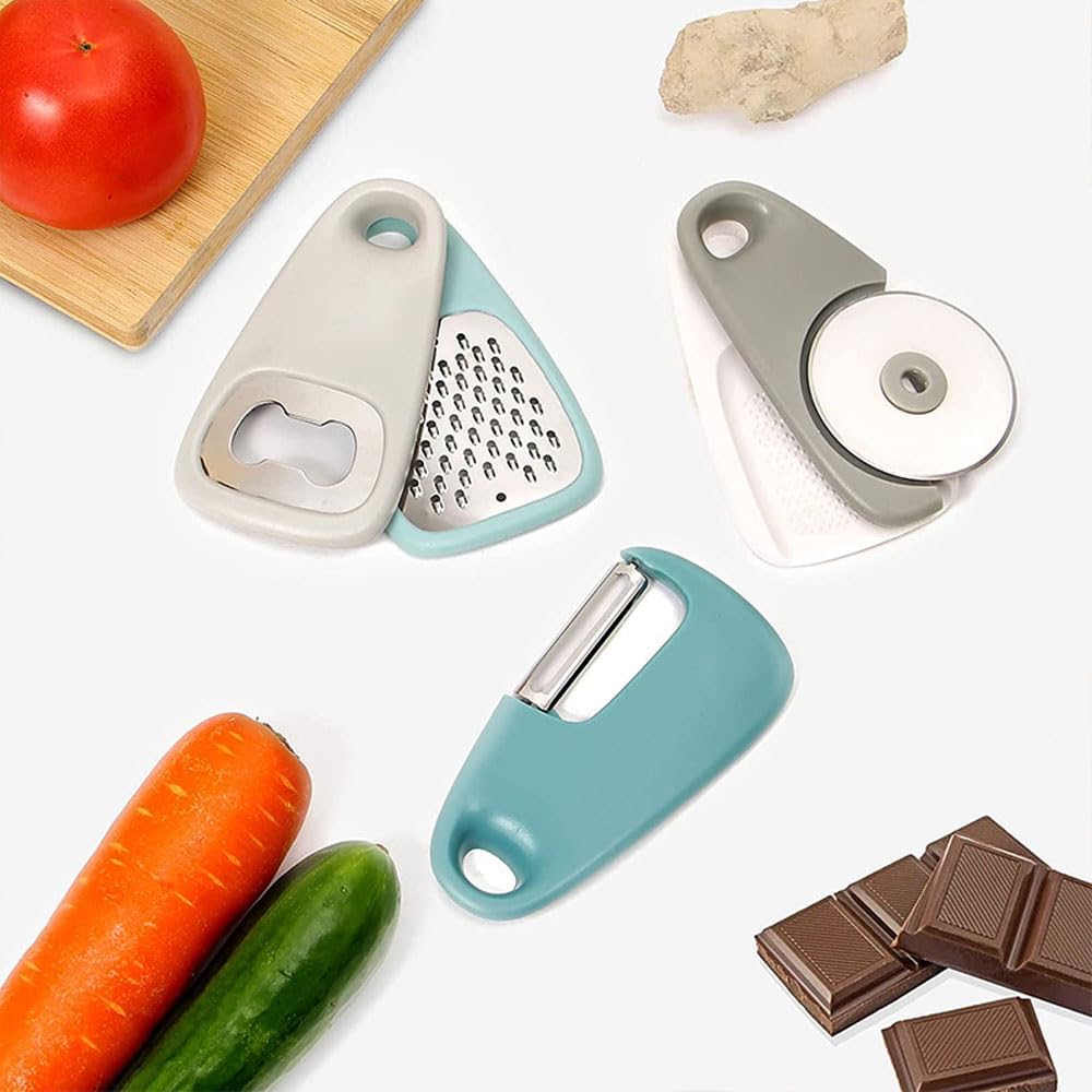 Stackable Space-Saving 5-Pieces Kitchen Tools Set