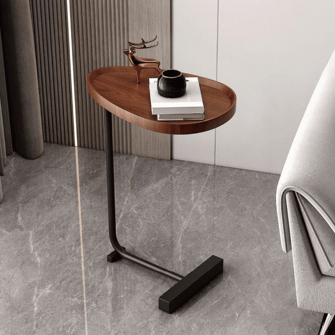 Minimalist Side Table with Compact Design