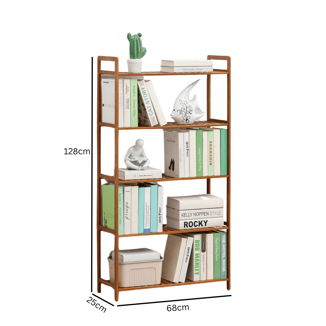 Multi-Purpose Bamboo Wood Floor-Standing Storage Rack (68cm)
