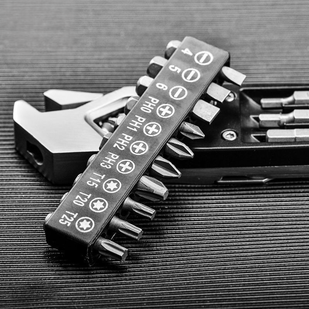 Multi-Functional Stainless Steel Folding Wrench Utility Tool