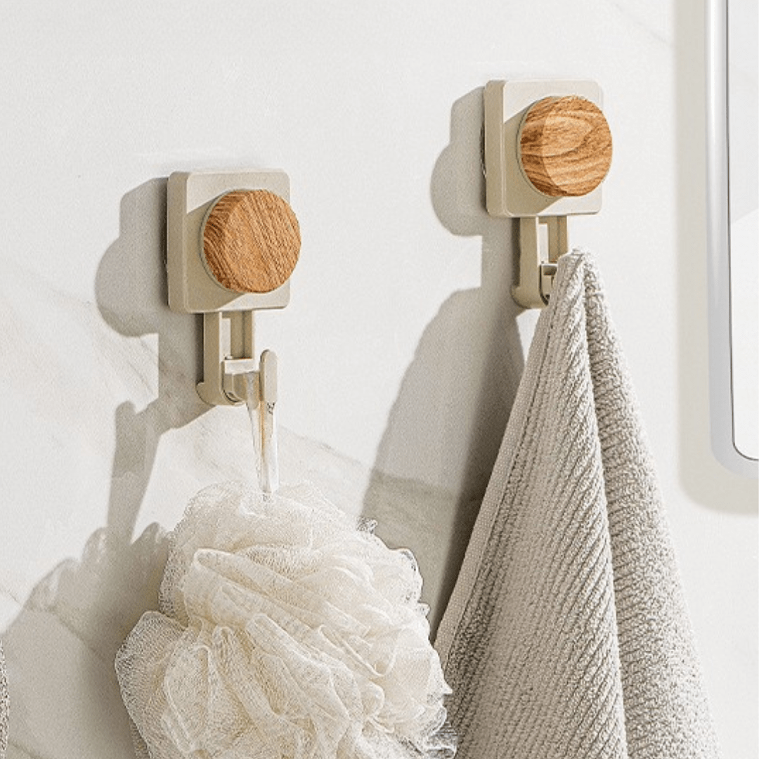 Multi-Purpose Load-Bearing Punch-Free Rotating Wall Hooks