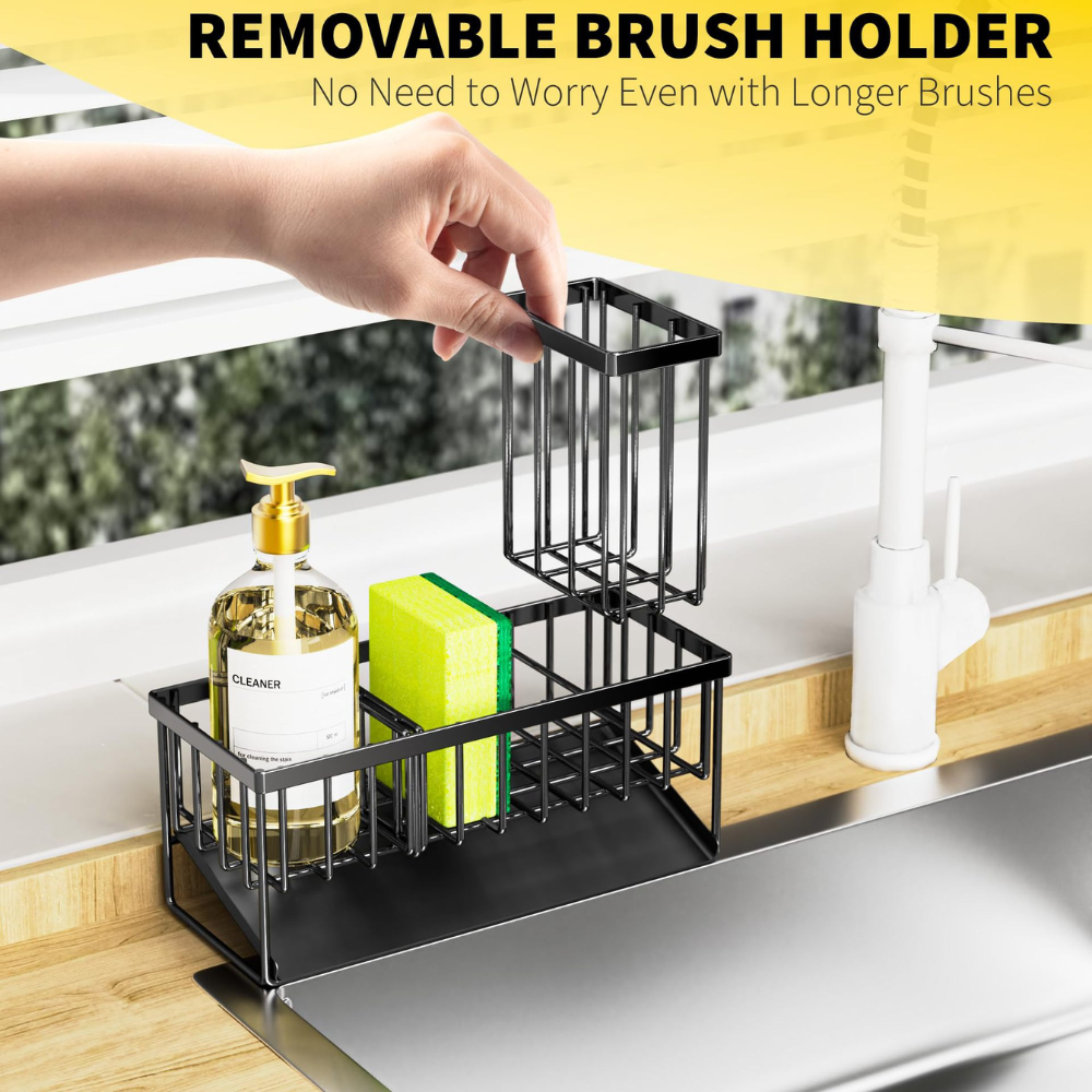 Multi-Functional Smart Sink Storage Rack