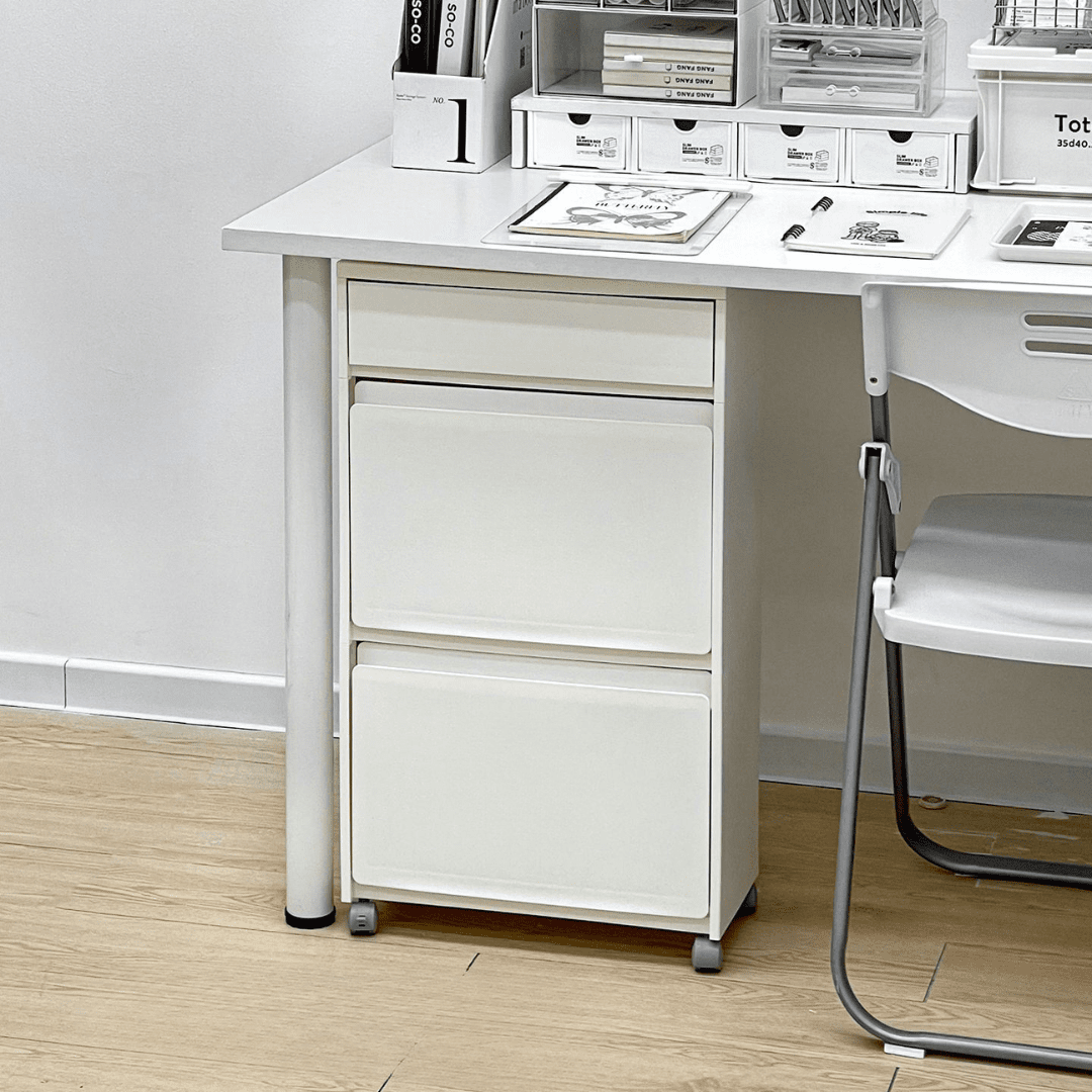 Movable Drawer Type Storage Cabinet with Wheels