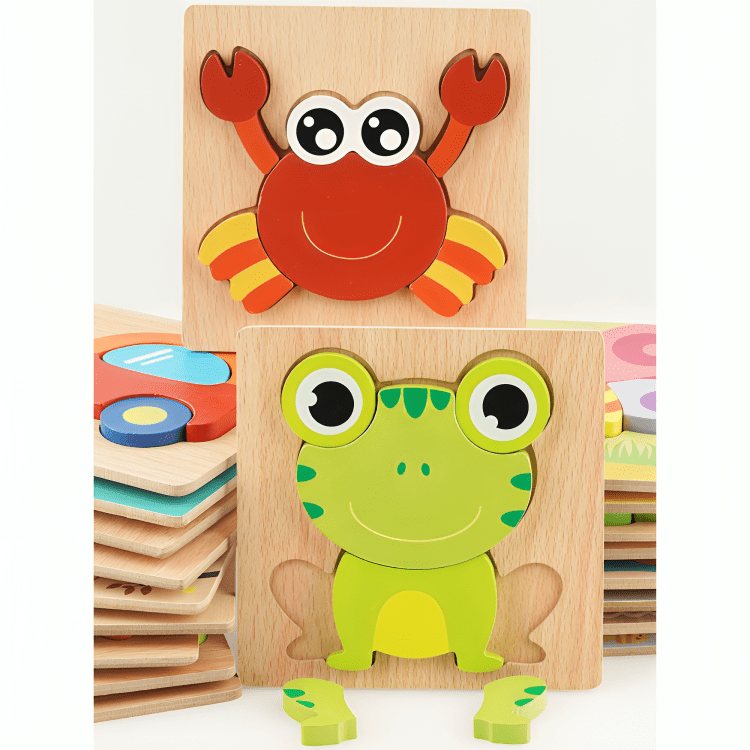 Montessori Wooden Jigsaw Toddler Puzzle