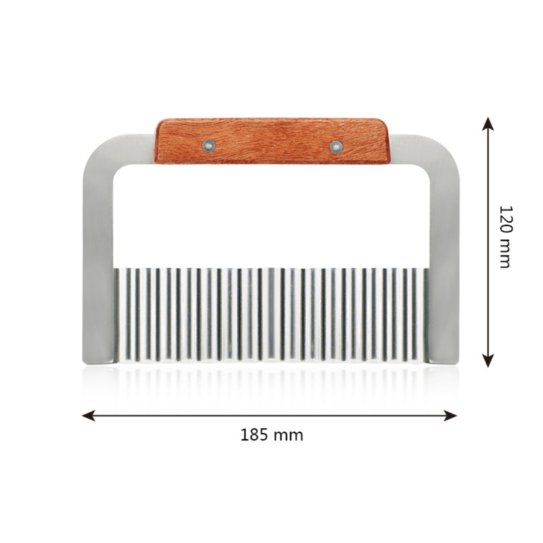 Premium Stainless Steel Vegetable Crinkle Slicer