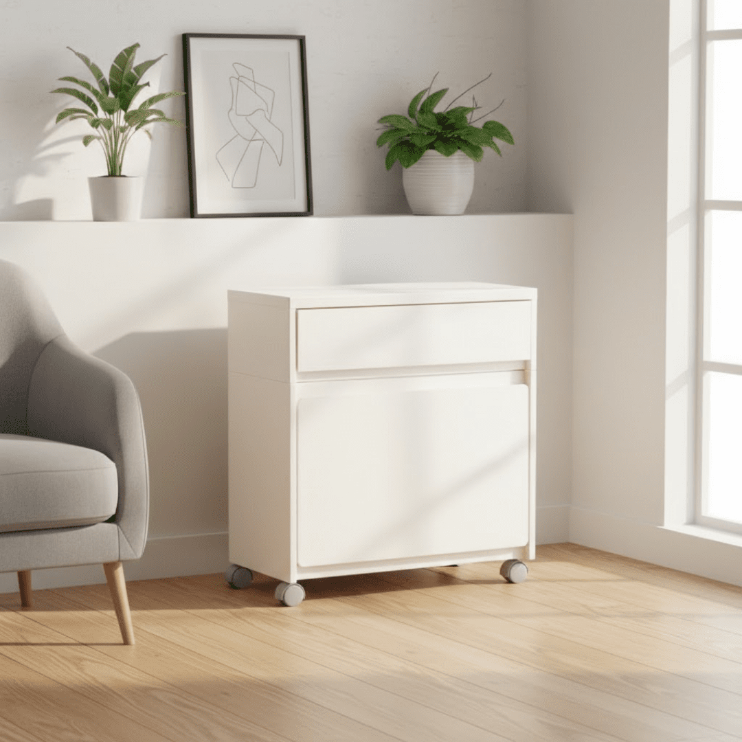 Movable Drawer Type Storage Cabinet with Wheels