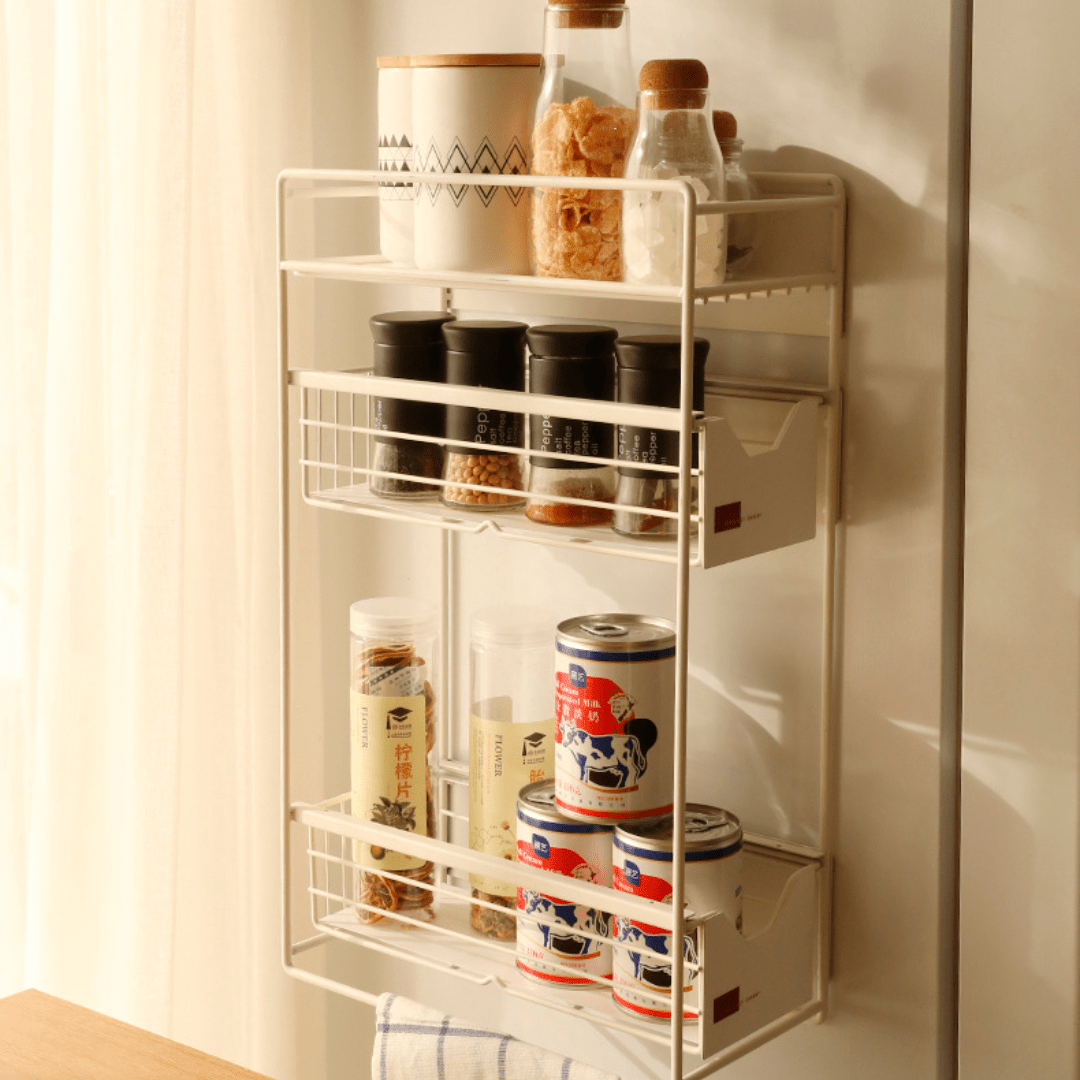 Kitchen Magnetic Refrigerator Side Hanger