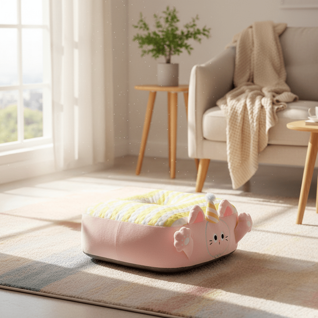 Soft Cartoon-Shaped Cushion Seat
