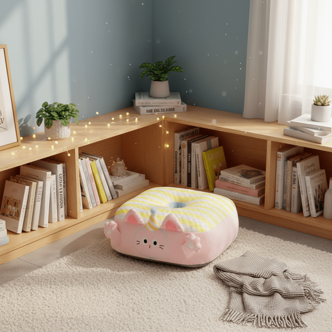 Soft Cartoon-Shaped Cushion Seat