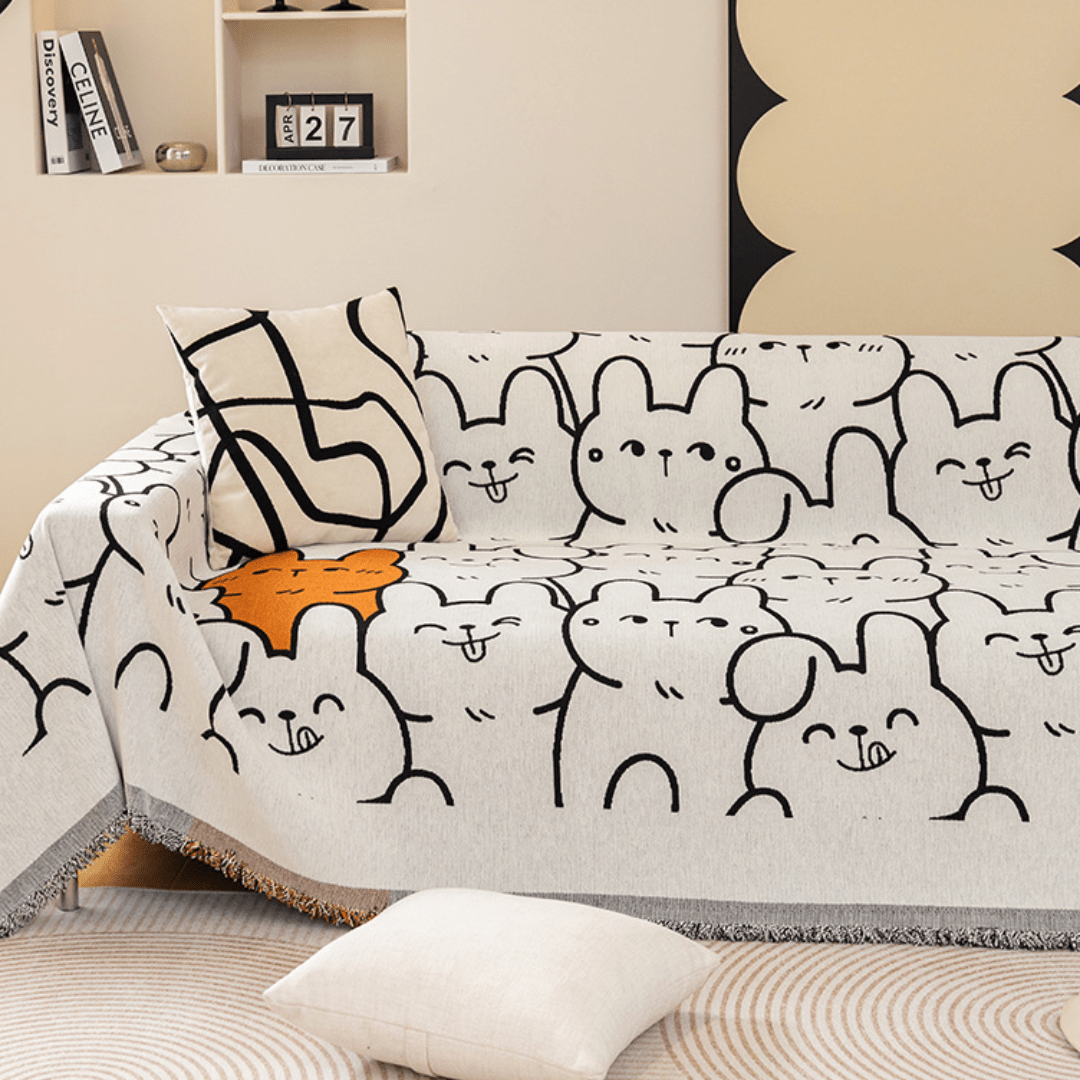 Elegance Chenille Sofa Cover : [EM-SC-18] (Style-1)