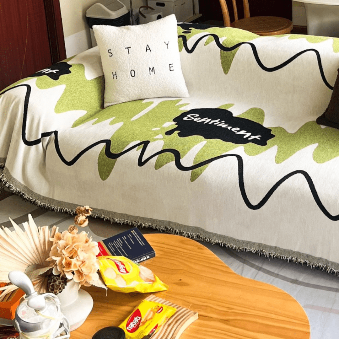 Elegance Chenille Sofa Cover : [EM-SC-12]