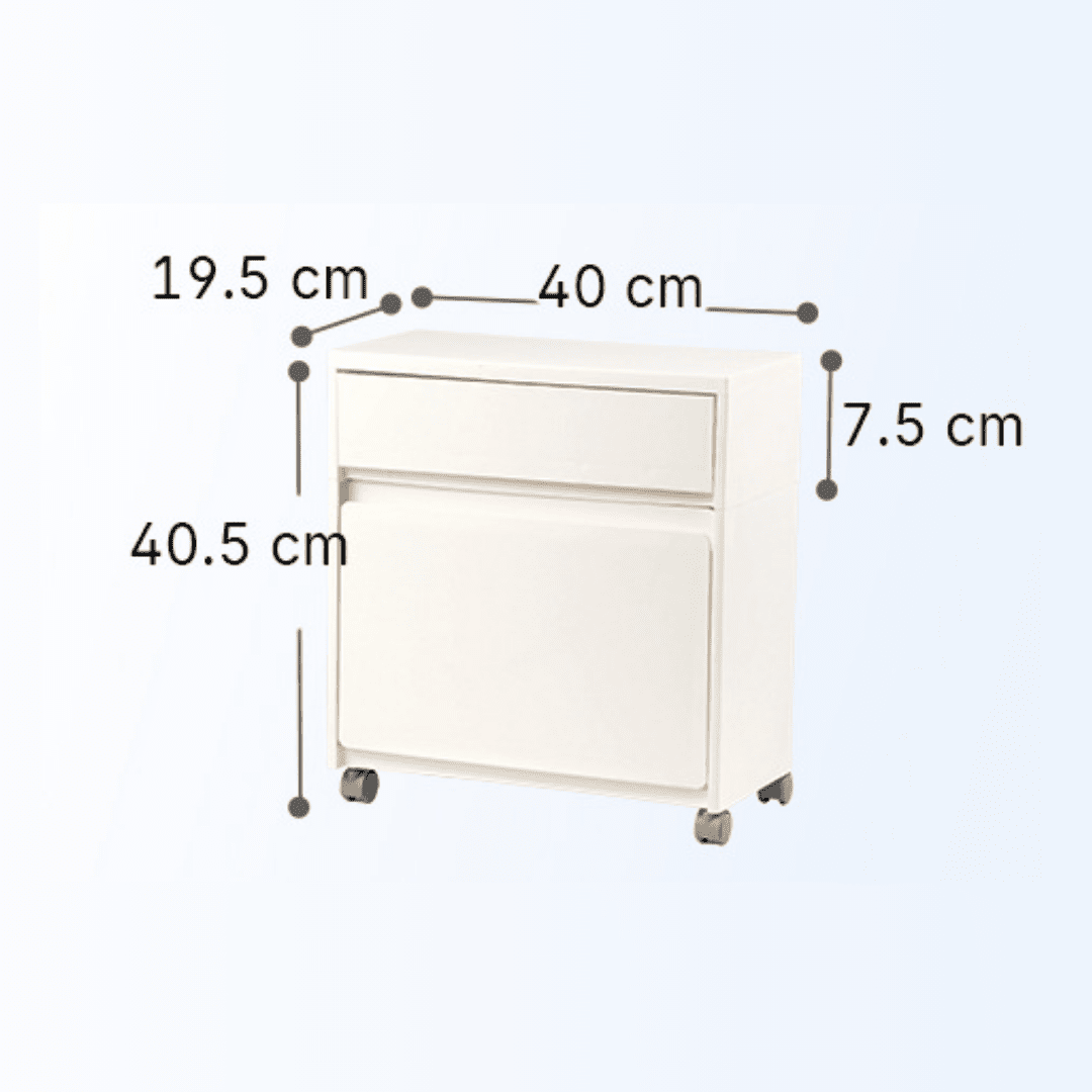 Movable Drawer Type Storage Cabinet with Wheels