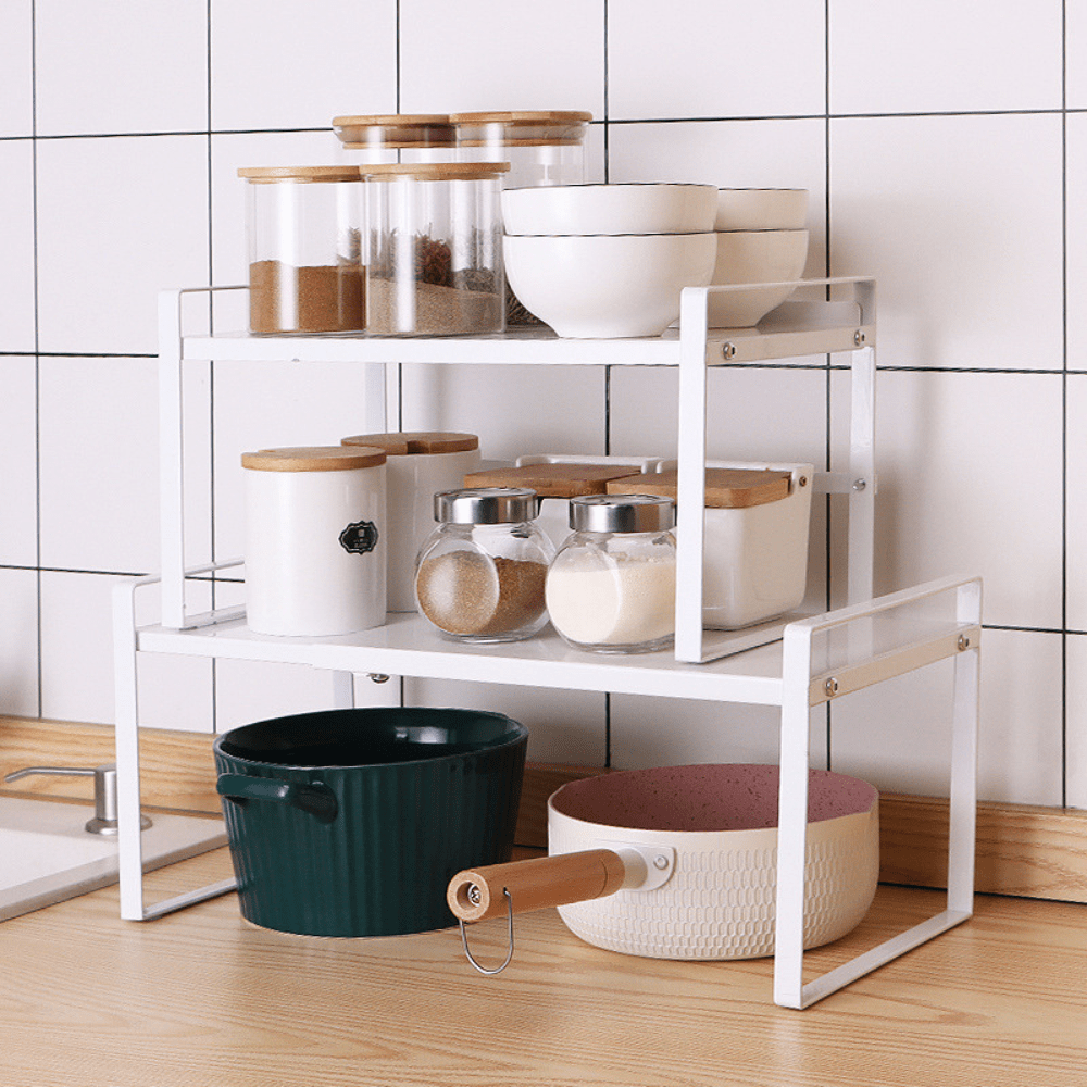 Stackable Counter Shelf Organizer