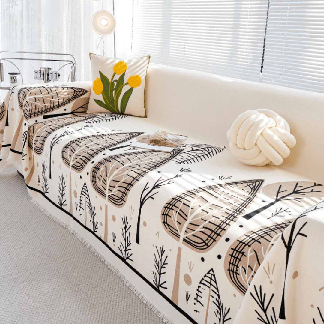 Elegance Chenille Sofa Cover : [EM-SC-28]