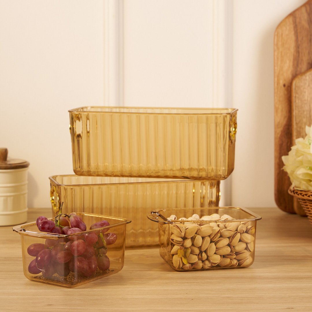 Hollow Design Luxury Draining Storage Box