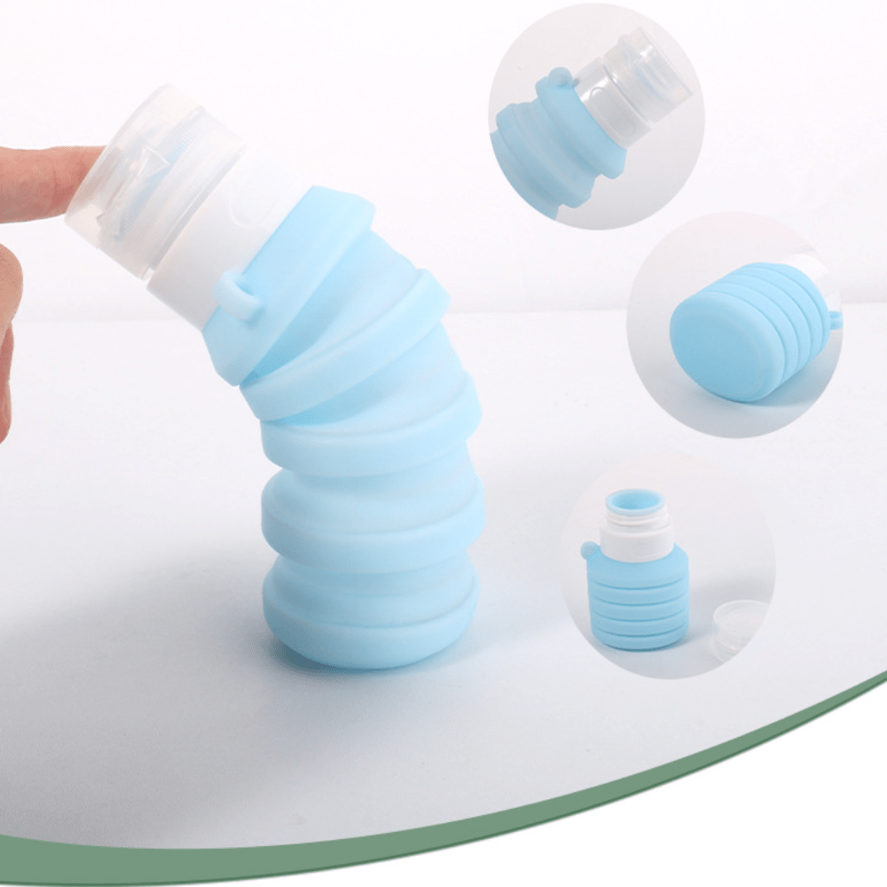 Multi-Purpose Foldable Silicone Bottle