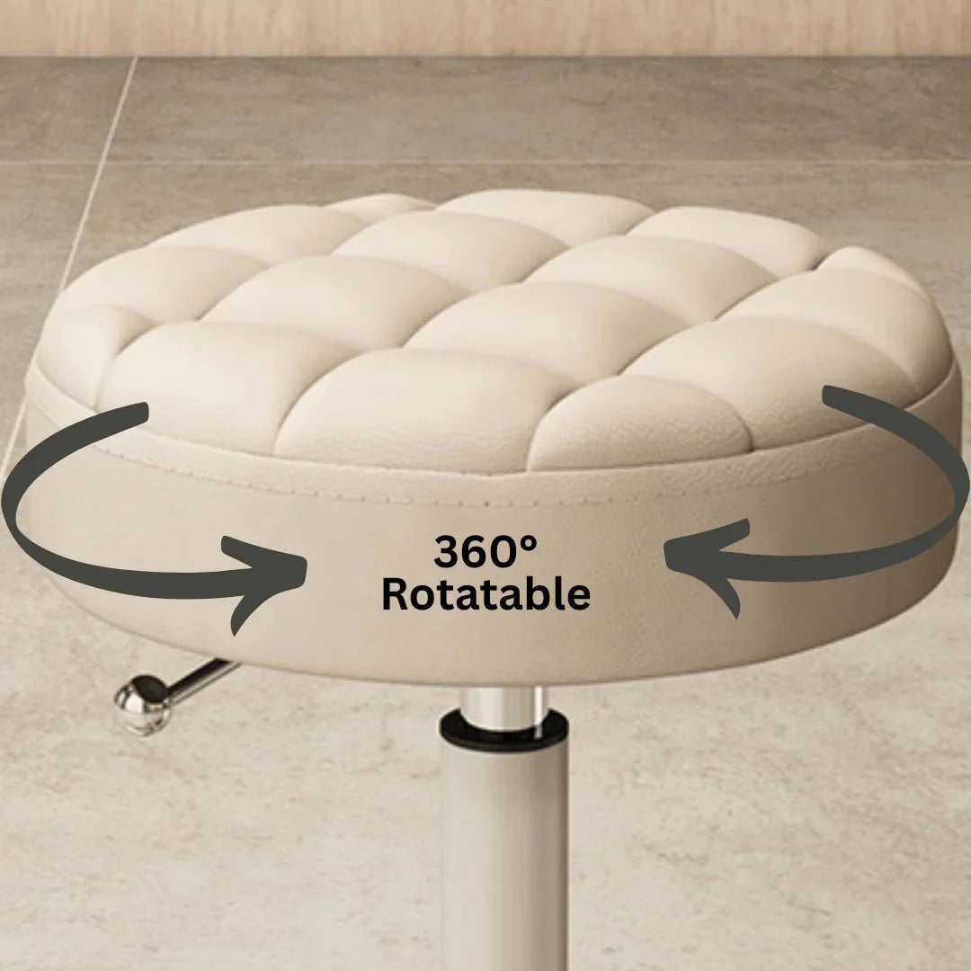 Rolling 360° Adjustable Stool with Wheels