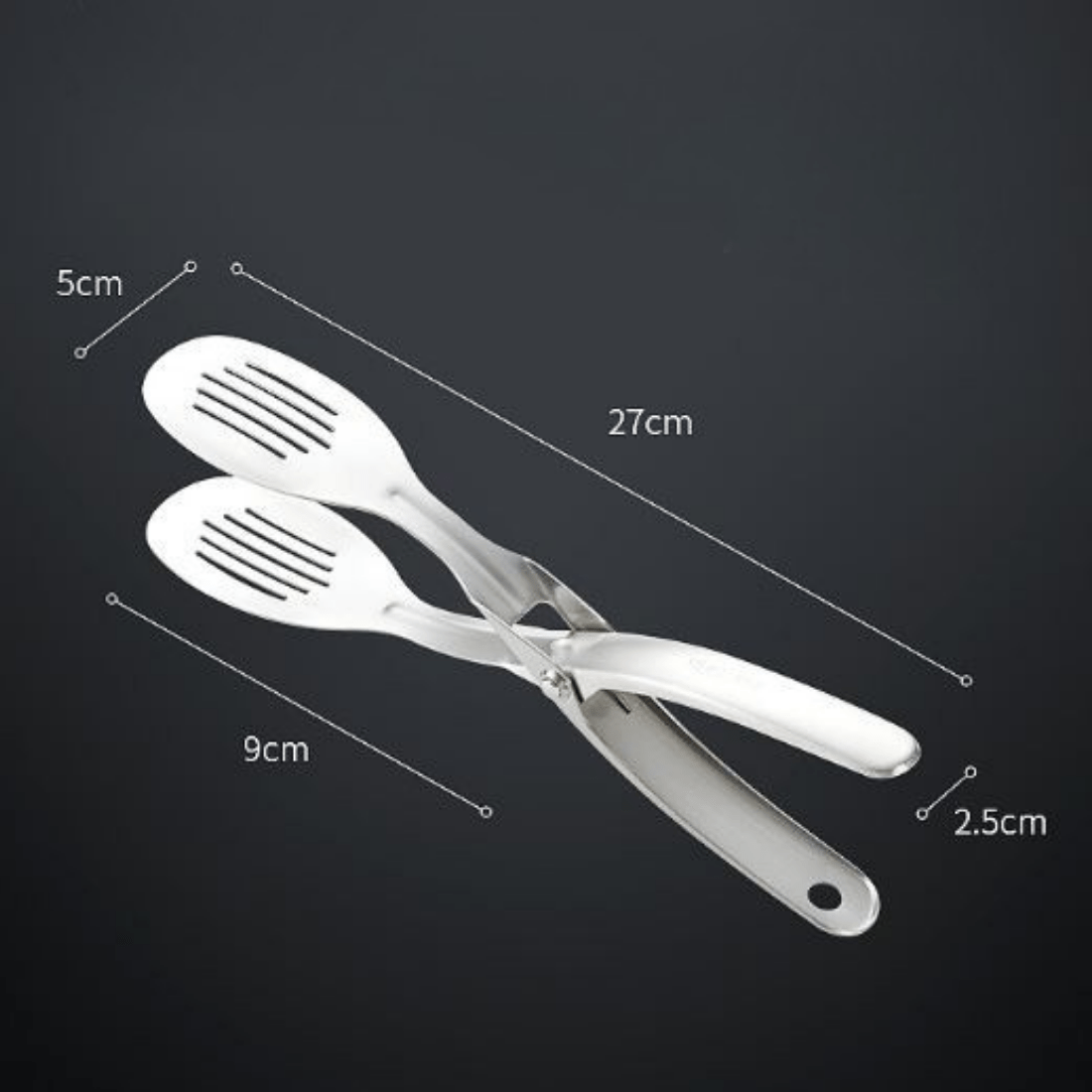 Multi-Purpose Stainless Steel Food Tong Clip