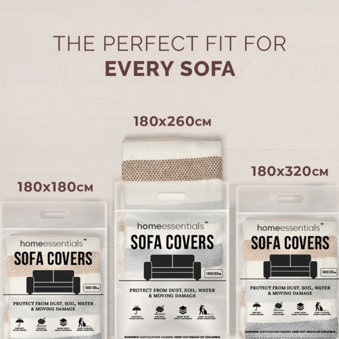 Elegance Chenille Sofa Cover : [EM-SC-32] (Coffee)
