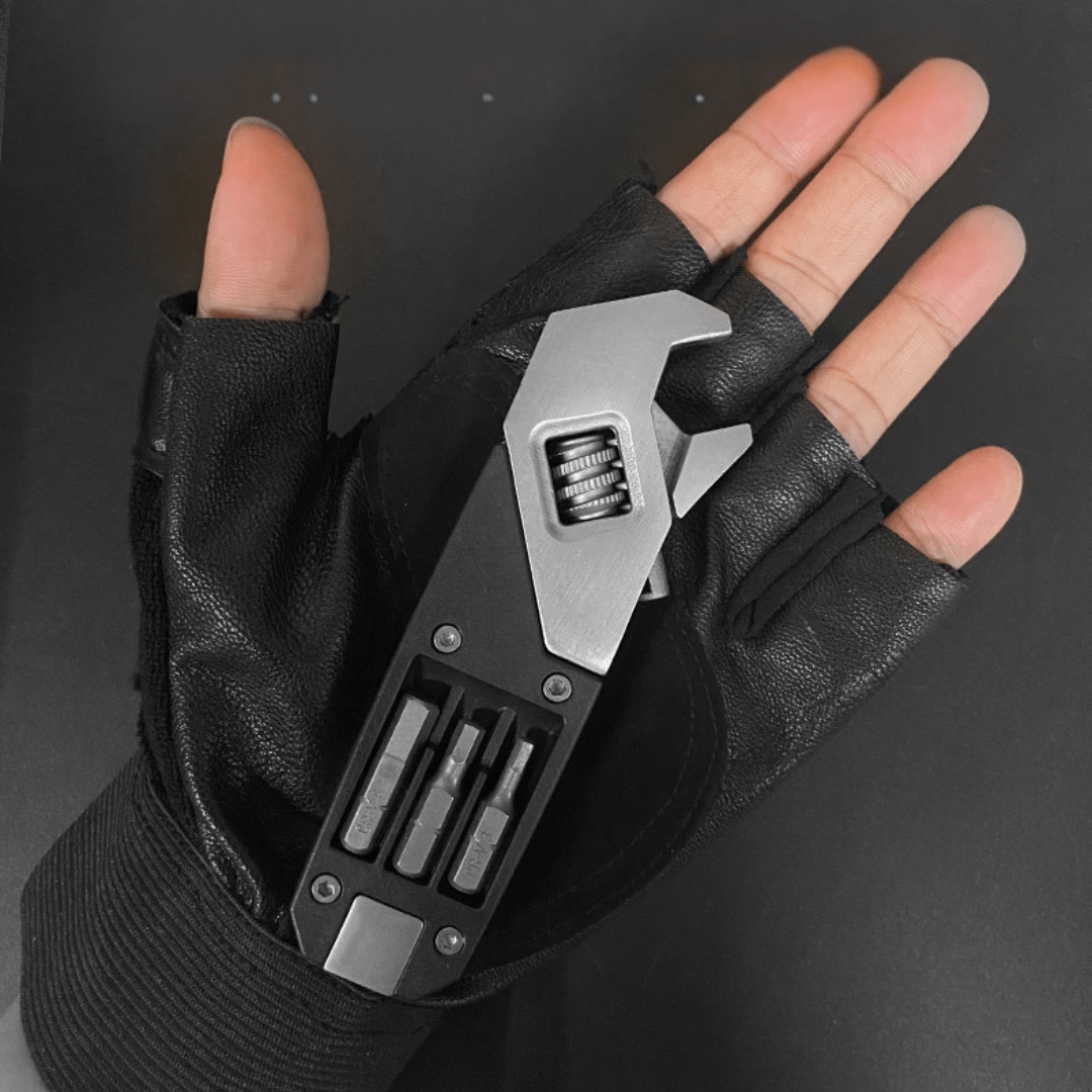 Multi-Functional Stainless Steel Folding Wrench Utility Tool
