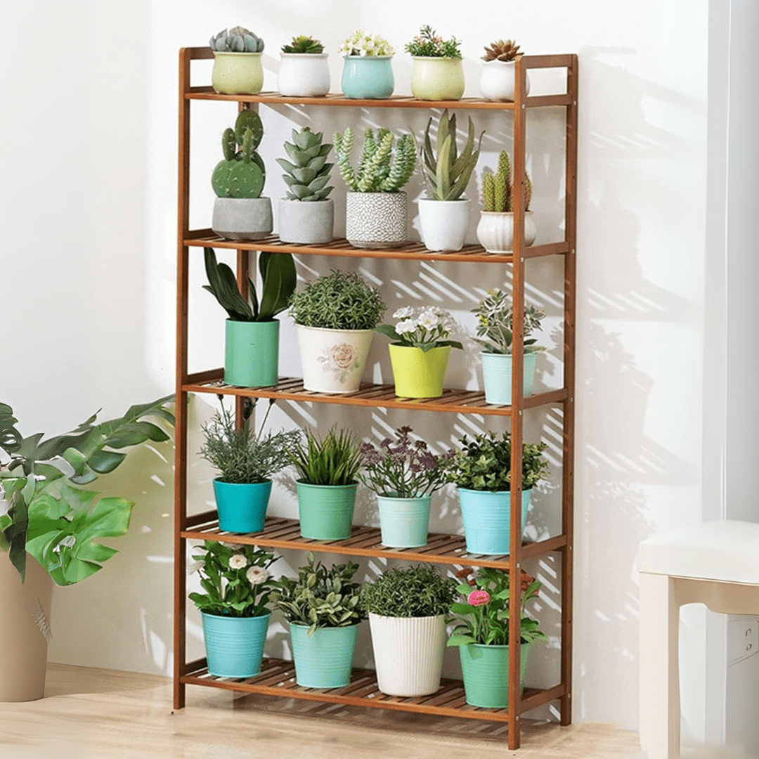 Multi-Purpose Bamboo Wood Floor-Standing Storage Rack (68cm)