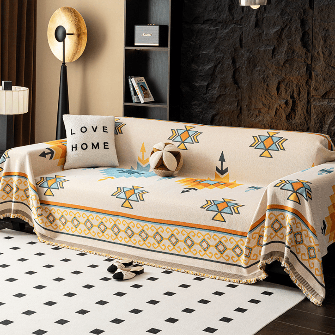 Elegance Chenille Sofa Cover :[EM-SC-01] (Style-1)
