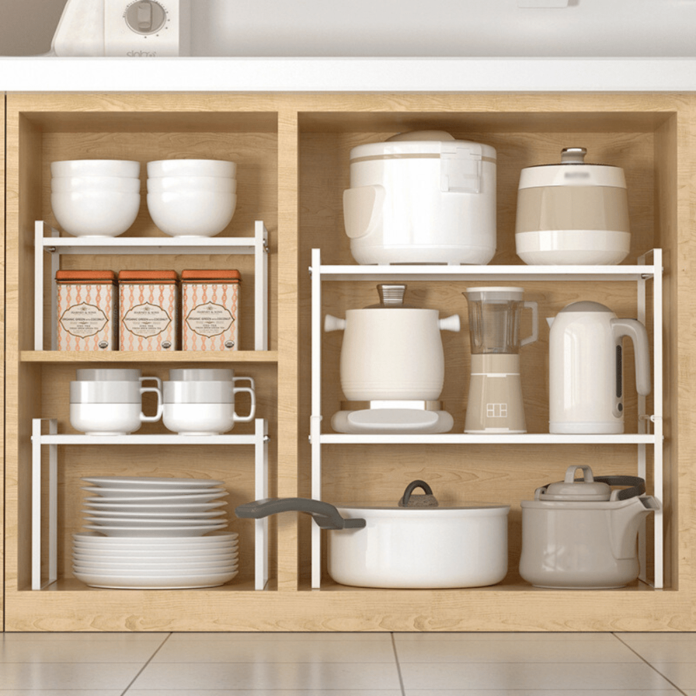 Stackable Counter Shelf Organizer