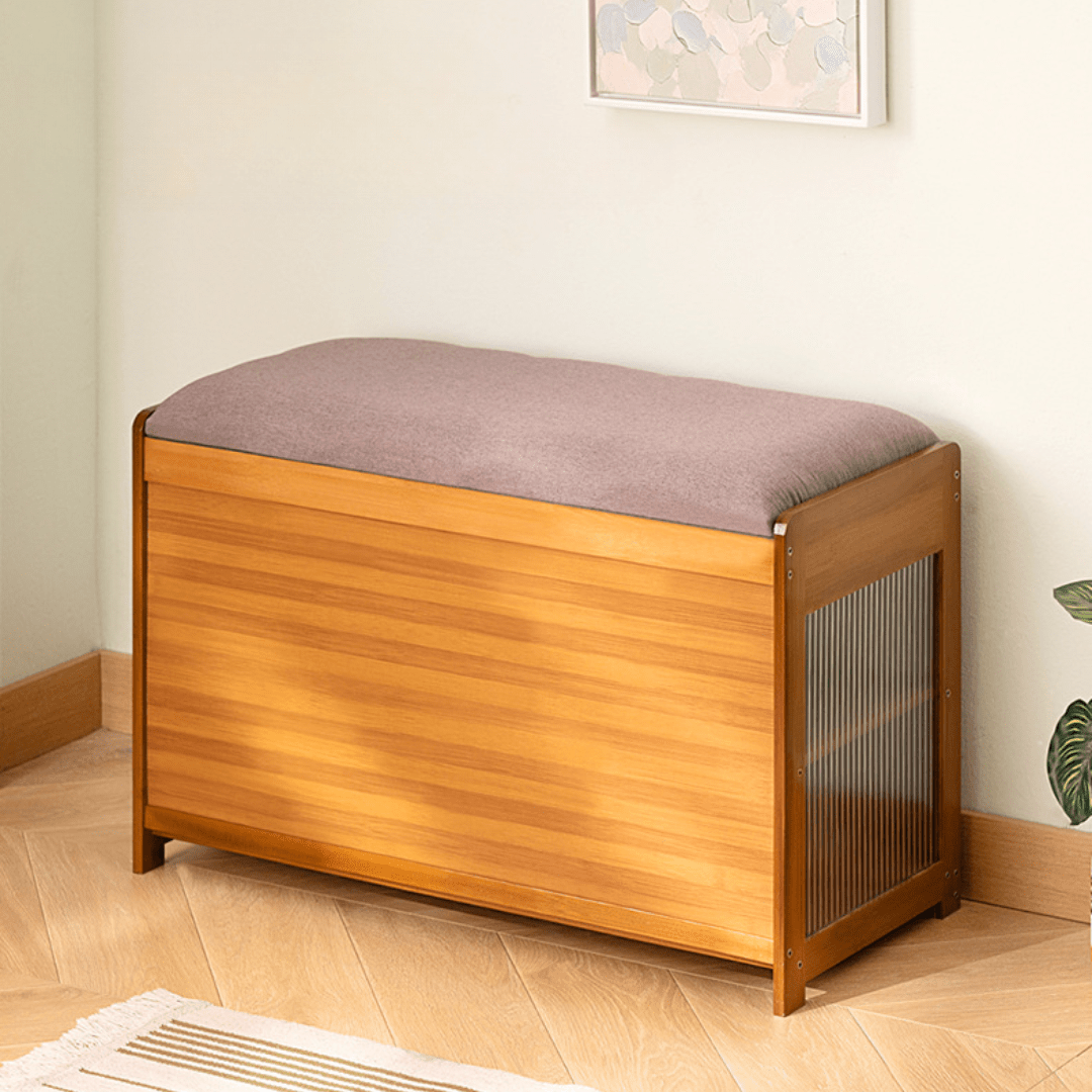 Multi-Tier Bamboo Wood Shoe Organiser Bench(70cm)