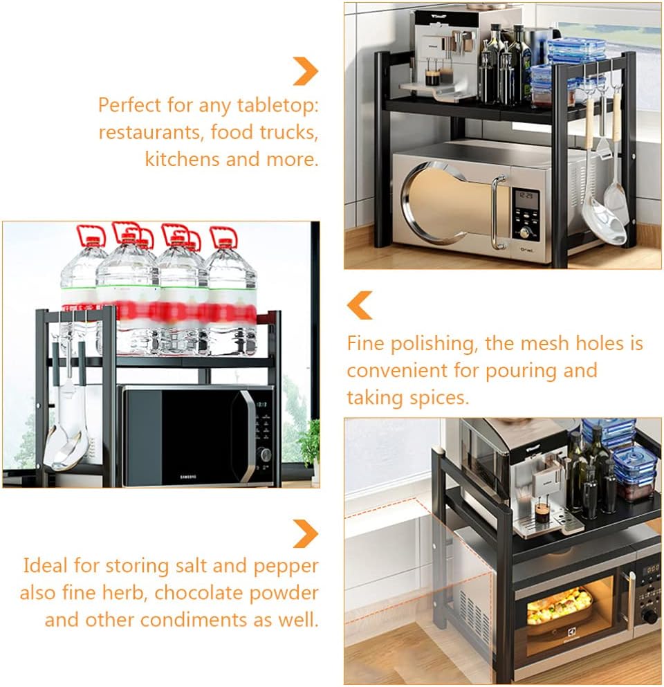 Kitchen Adjustable Standing Shelving Rack