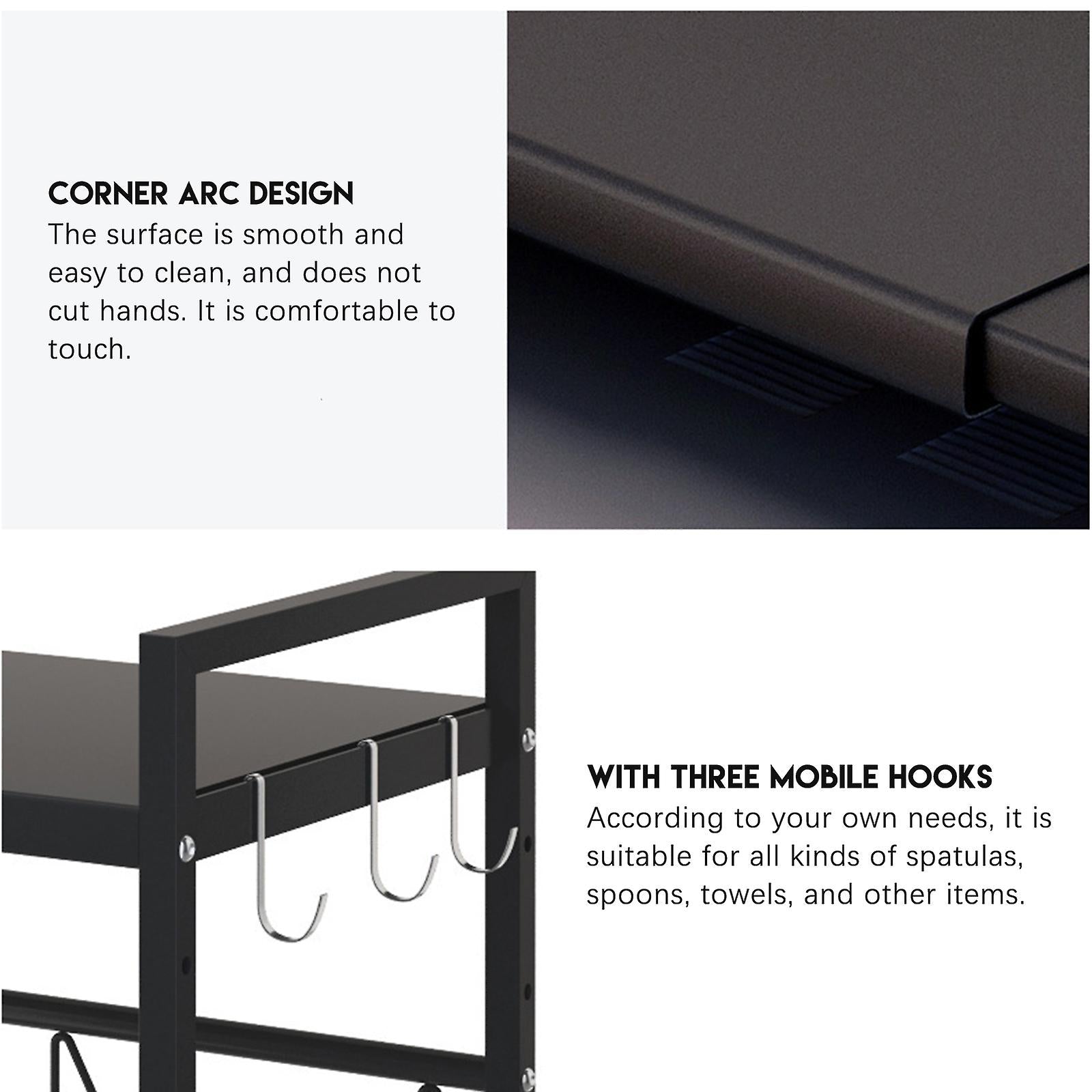 Kitchen Adjustable Standing Shelving Rack