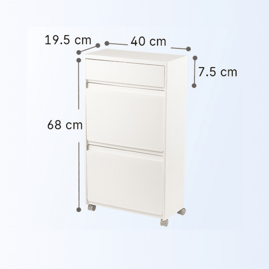 Movable Drawer Type Storage Cabinet with Wheels