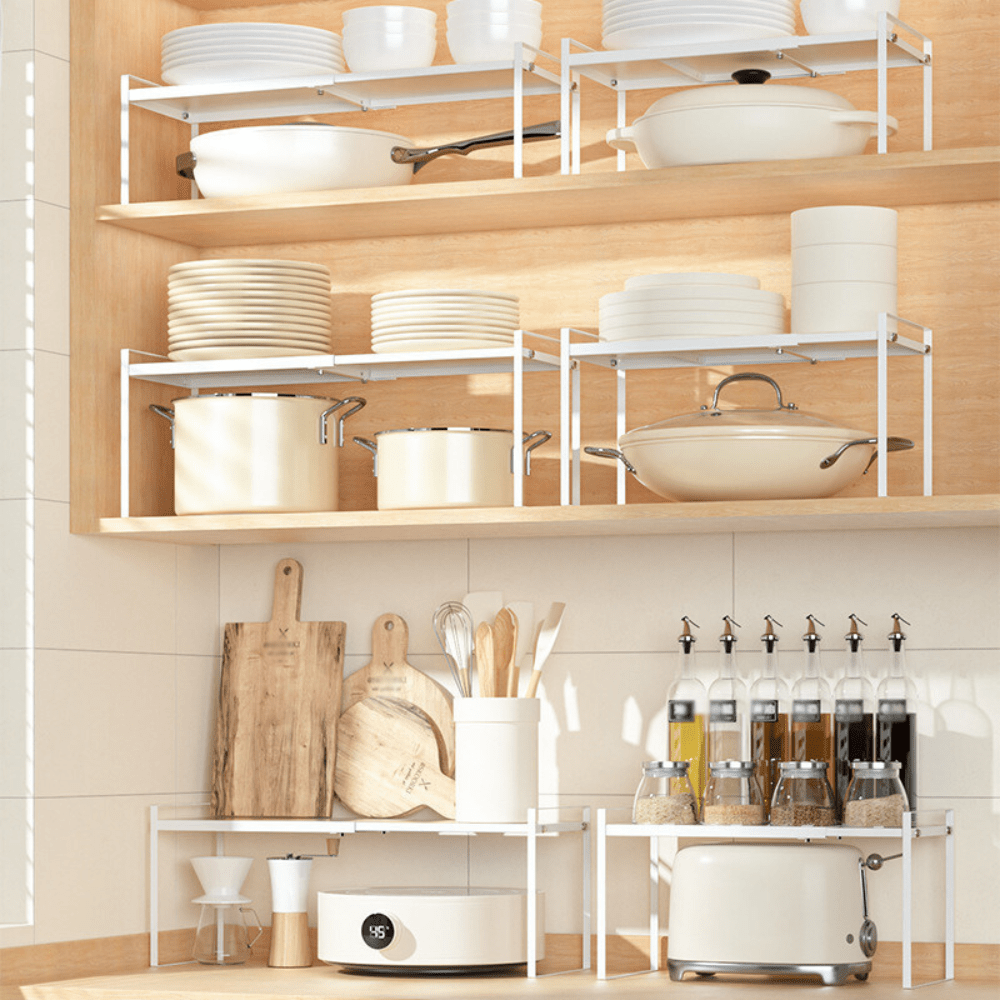 Stackable Counter Shelf Organizer