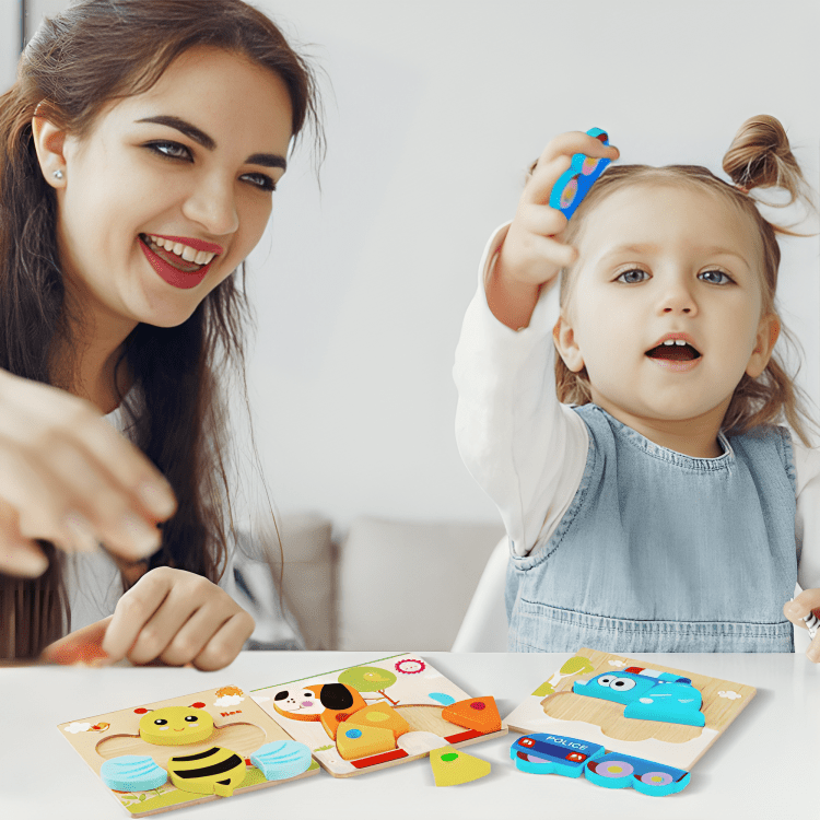 Montessori Wooden Jigsaw Toddler Puzzle