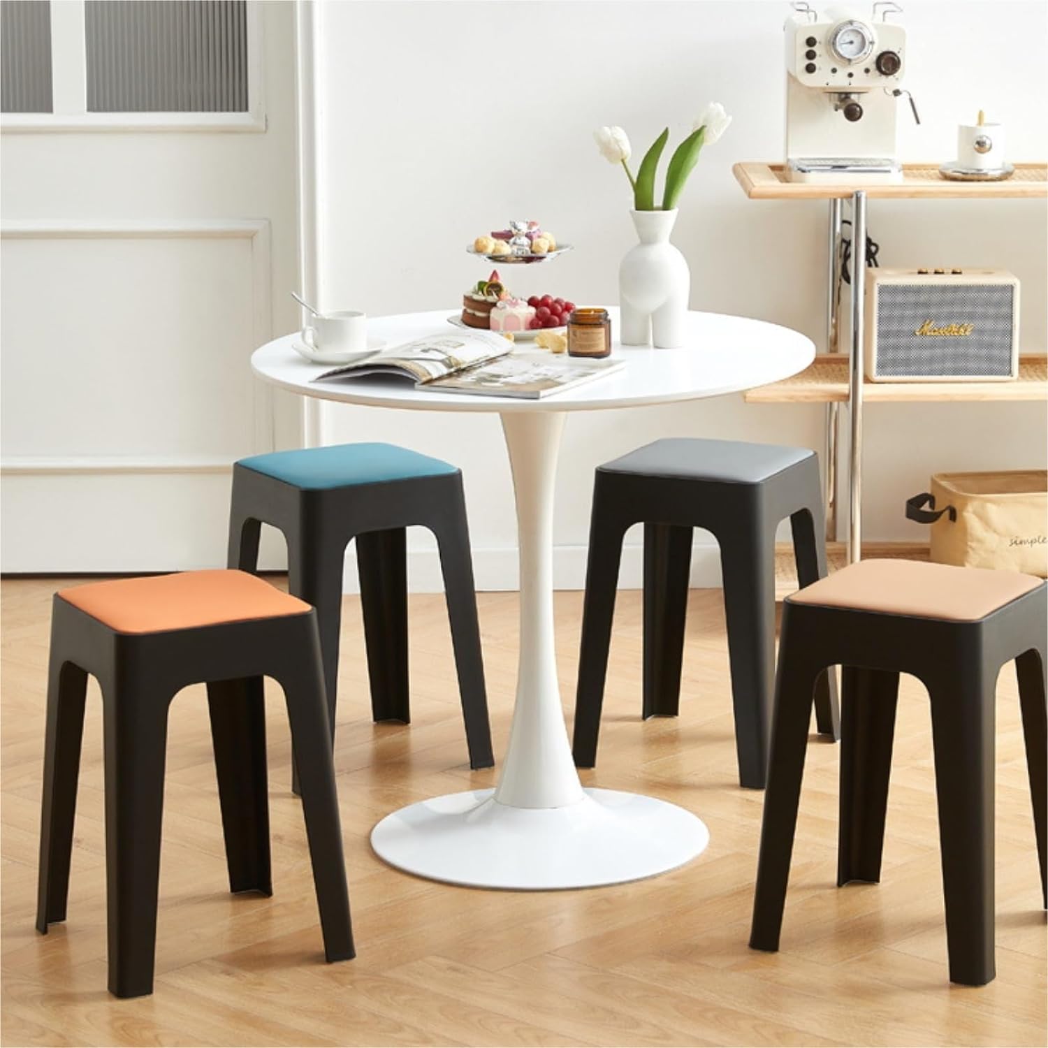 Household Stackable Dining Plastic Stool