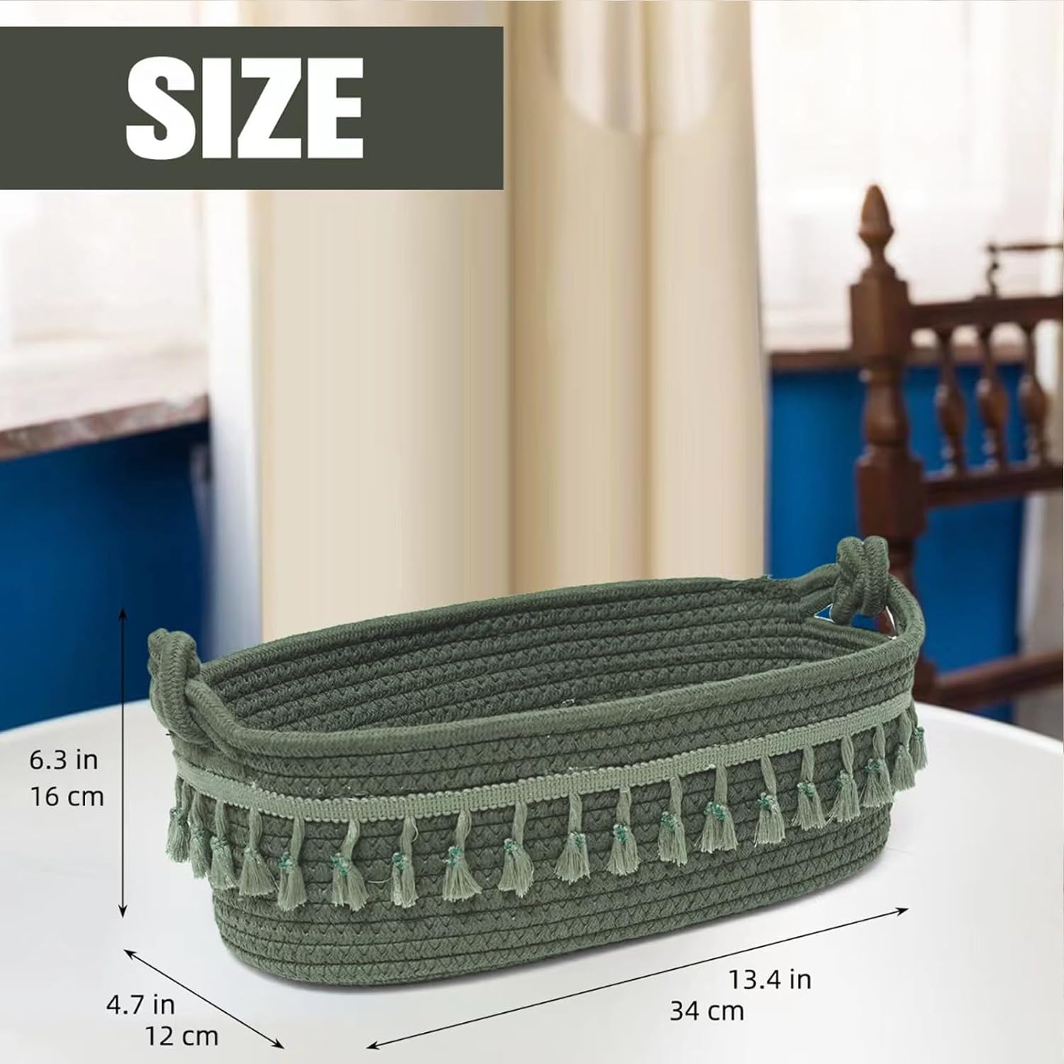 Handmade Cotton Rope Storage Basket
