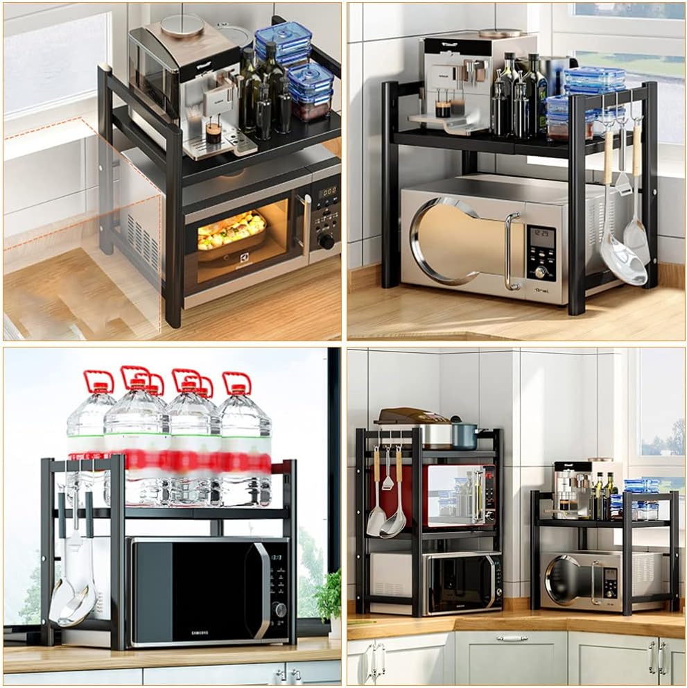 Kitchen Adjustable Standing Shelving Rack