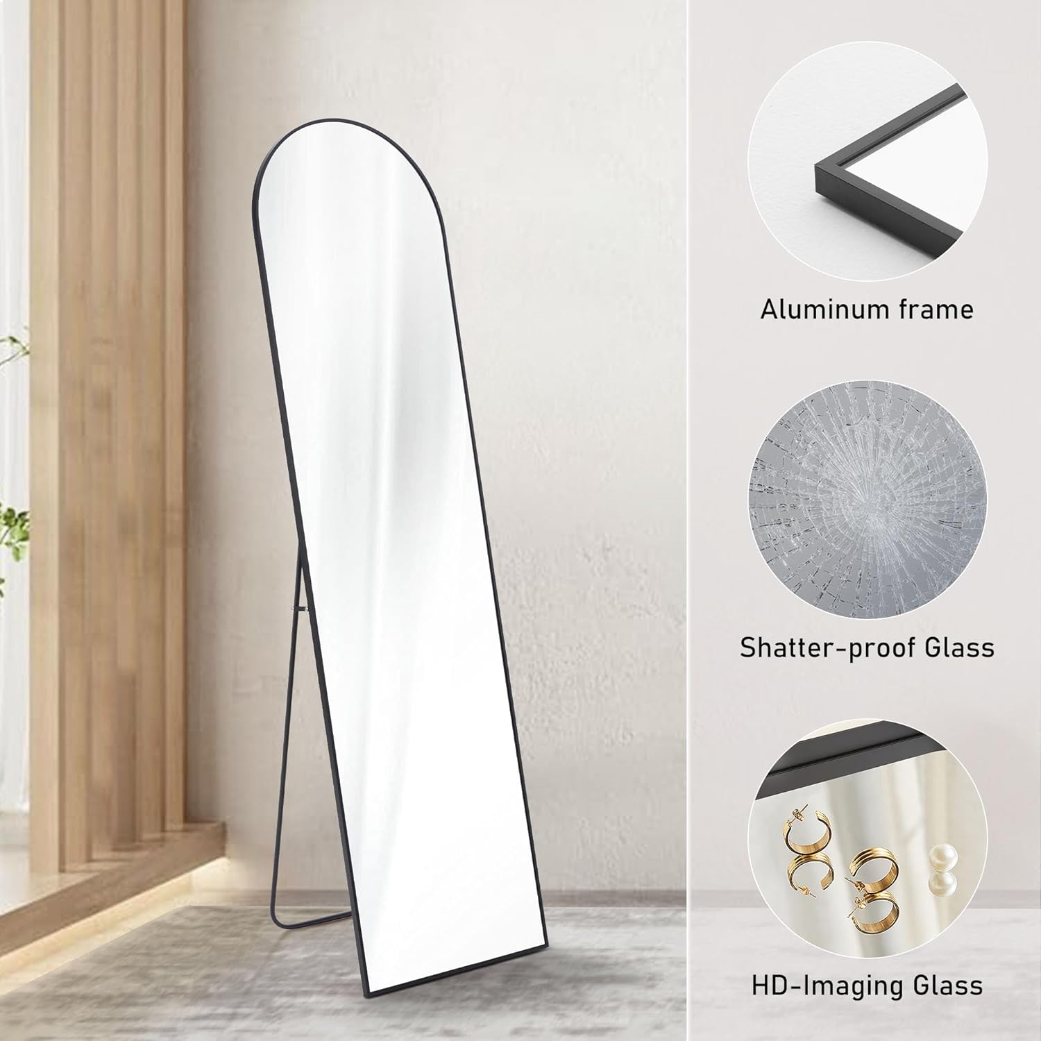Clear View Standing Mirror
