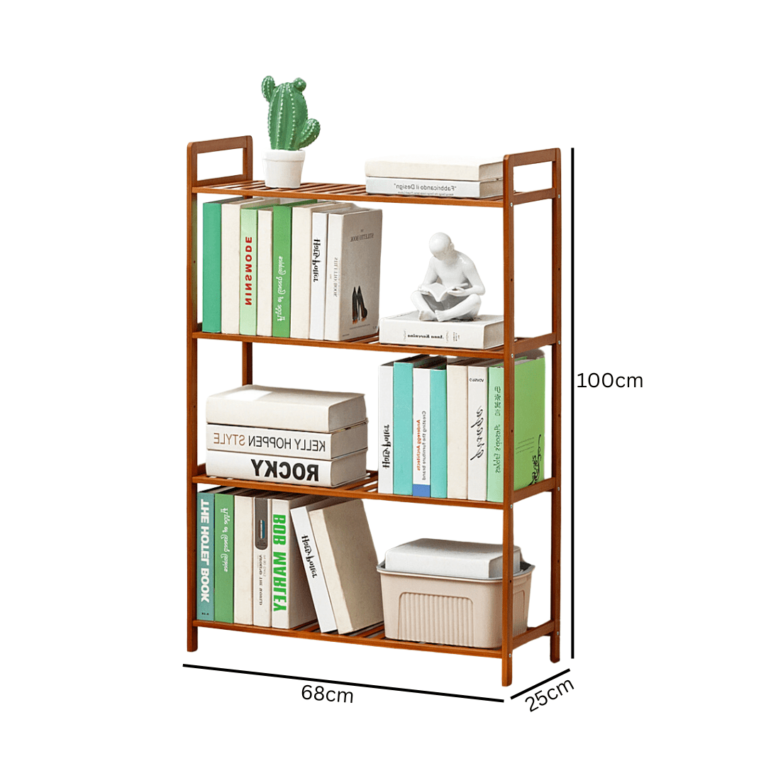 Multi-Purpose Bamboo Wood Floor-Standing Storage Rack (68cm)